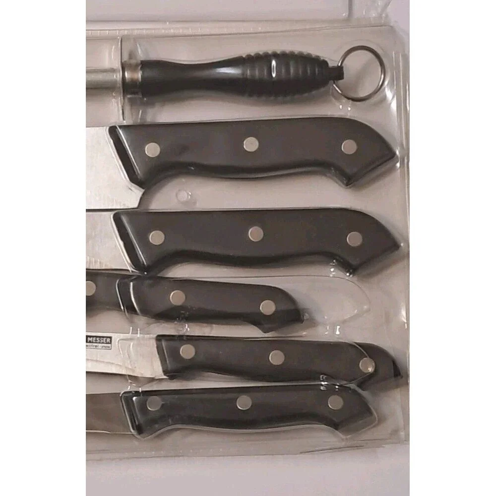 Koch Messer Cutlery Set 6-Piece Kitchen Knives with Blade Sharpener